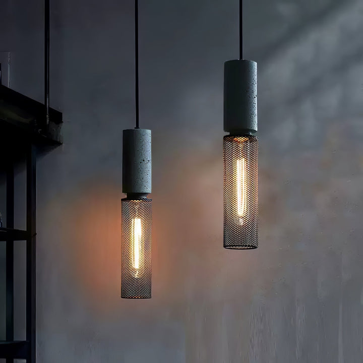 Cement Mesh Pendant Light - Vakkerlight