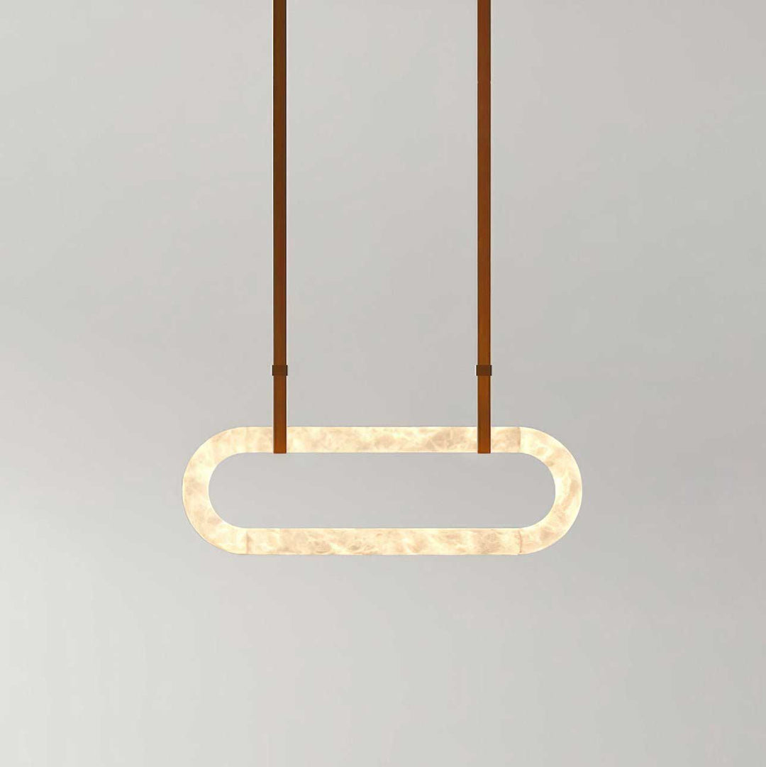 Circle Alabaster Chandelier - Vakkerlight