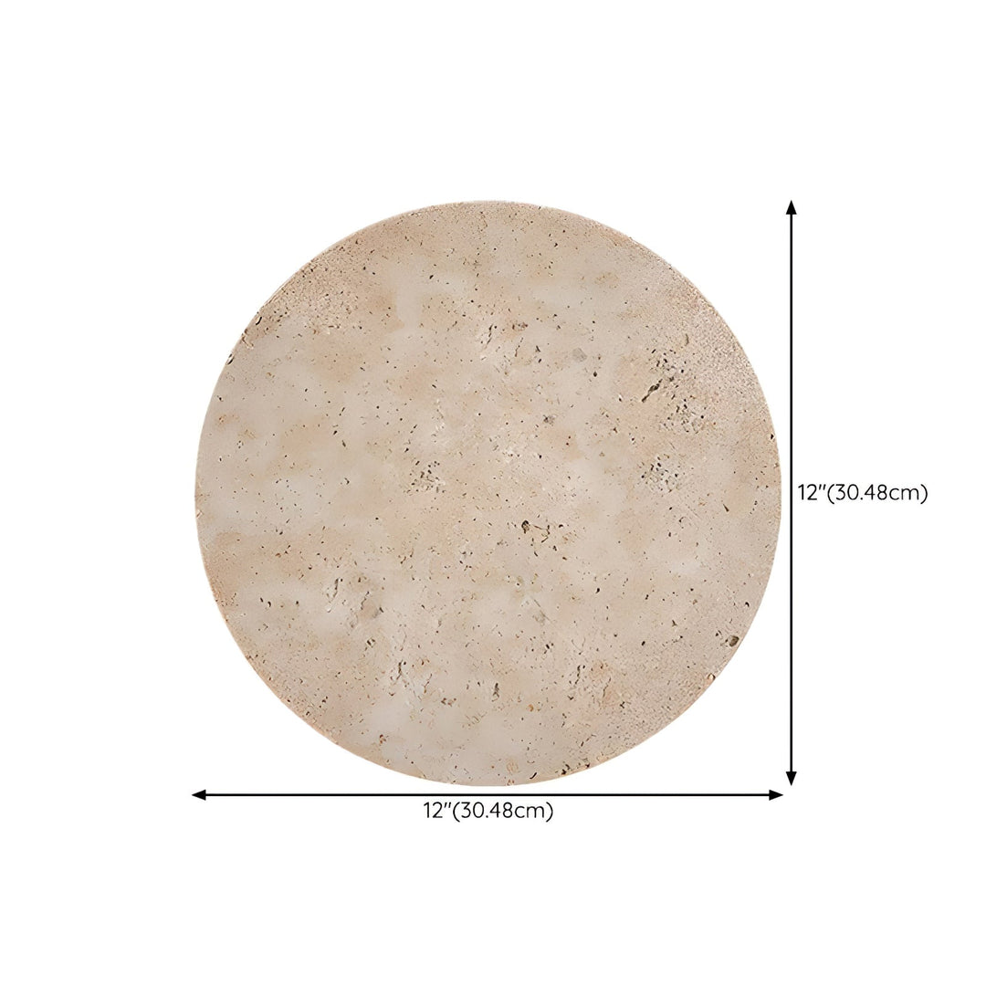 Circle Travertine Wall Lamp - Vakkerlight
