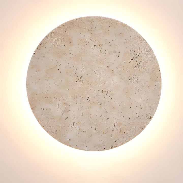 Circle Travertine Wall Lamp - Vakkerlight
