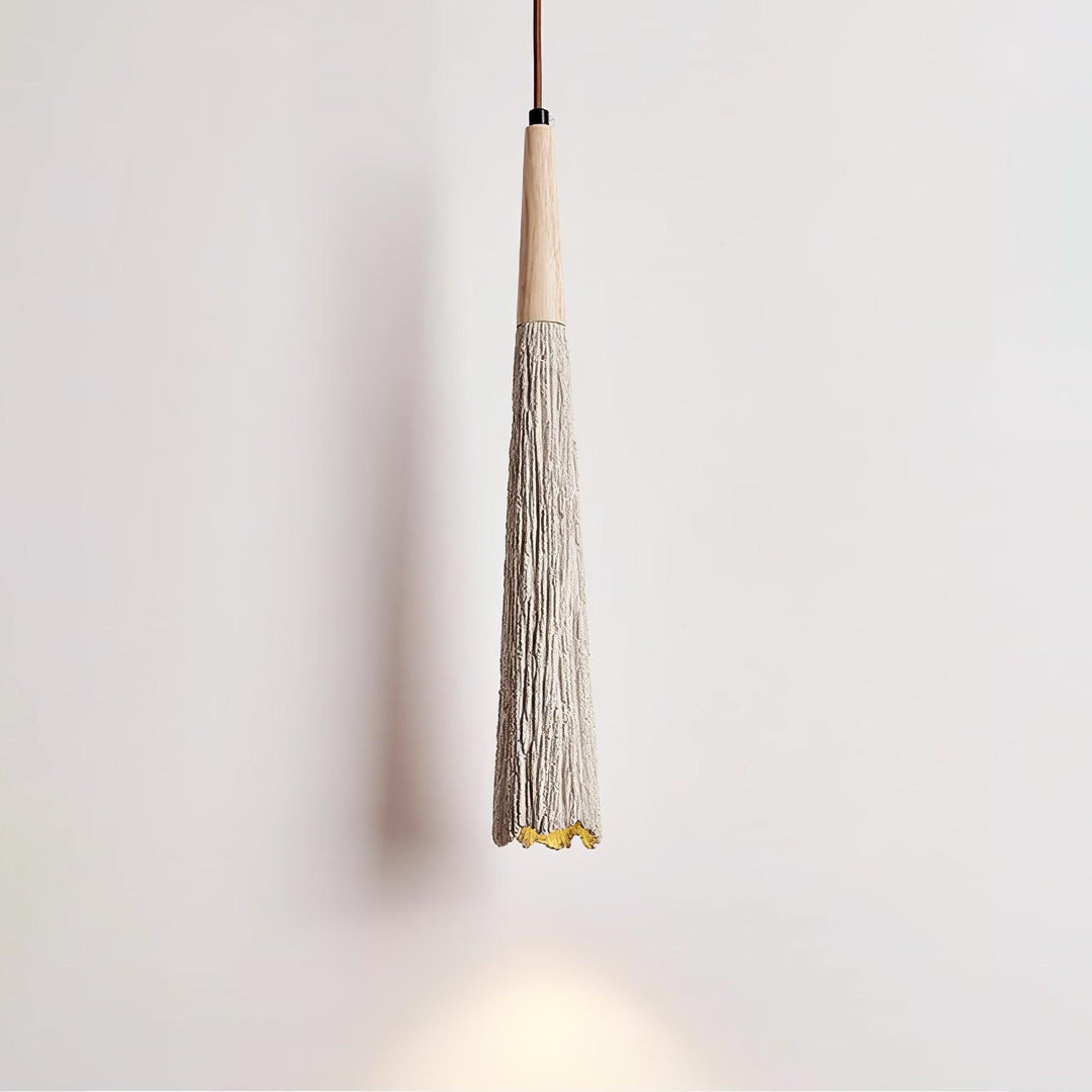 Concrete Pleated Pendant Lamp - Vakkerlight