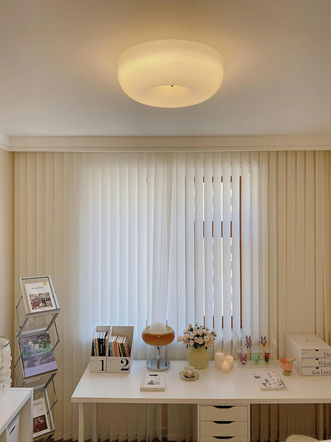 Cream Pudding Ceiling Lamp - Vakkerlight