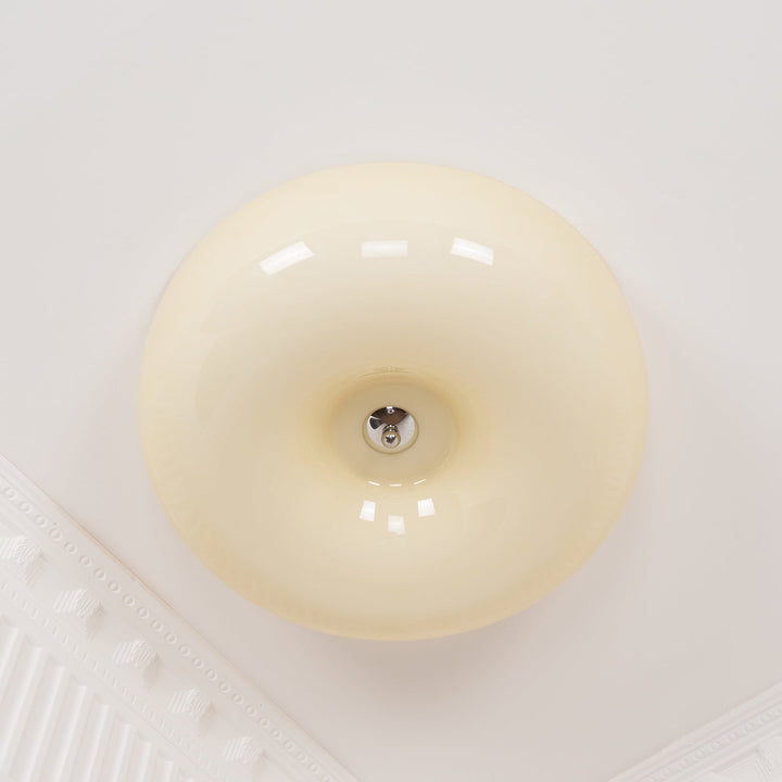 Cream Pudding Ceiling Lamp