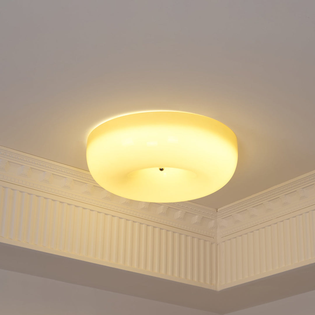 Cream Pudding Ceiling Lamp