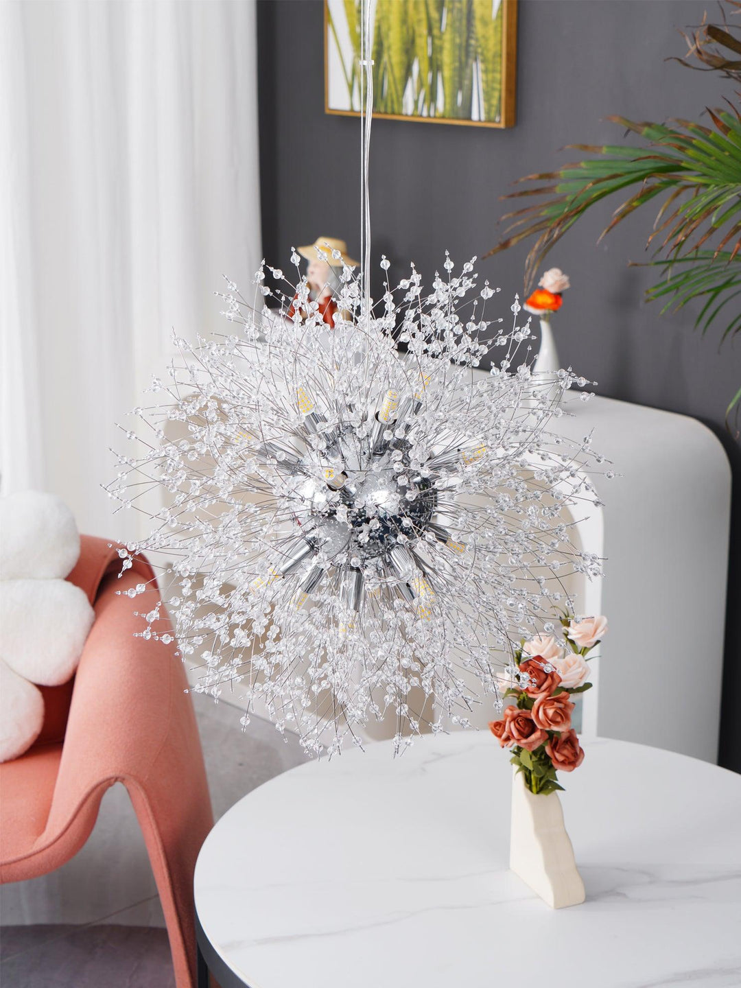 Crystal Dandelion Chandelier - Vakkerlight