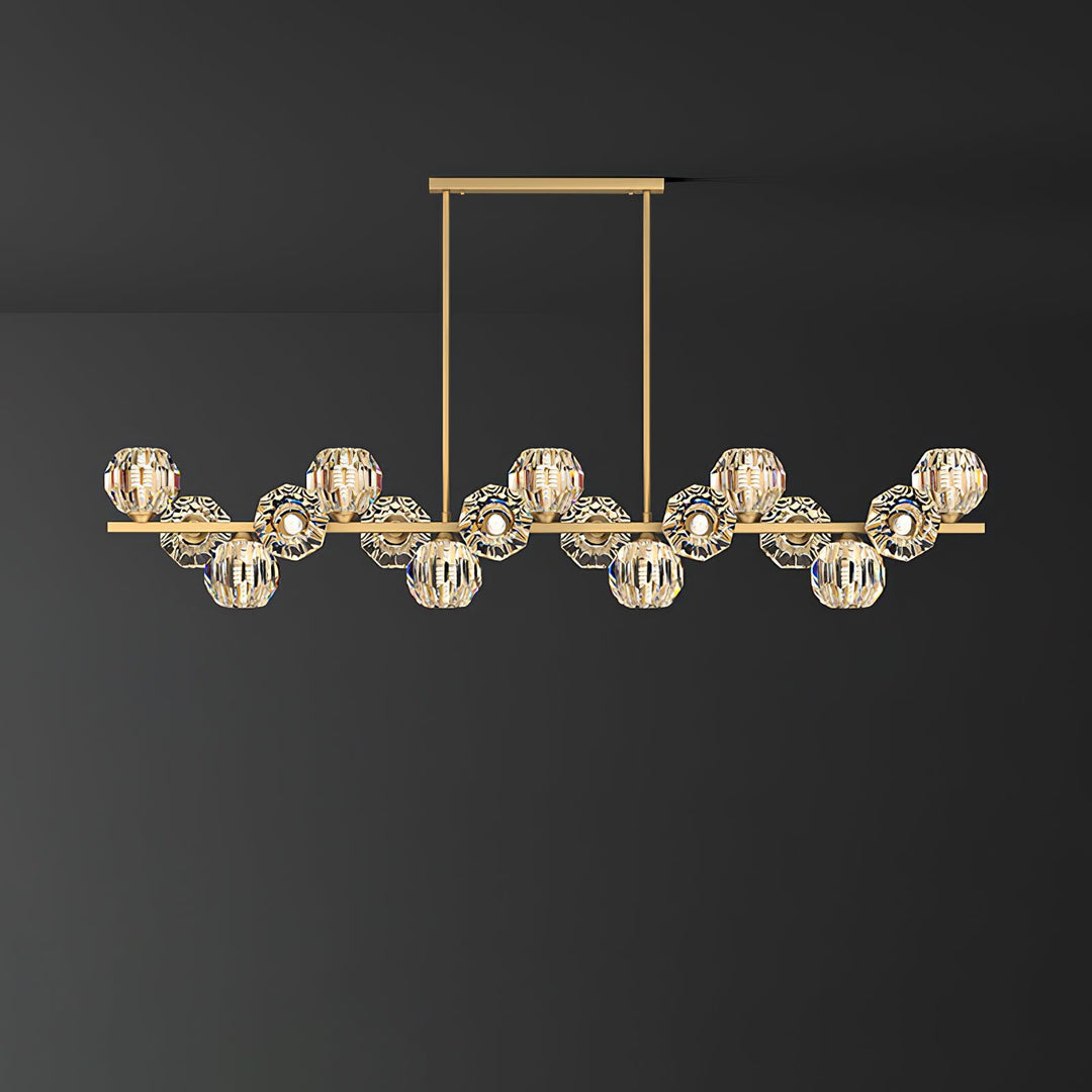 Crystal Glass Ball Chandelier - Vakkerlight
