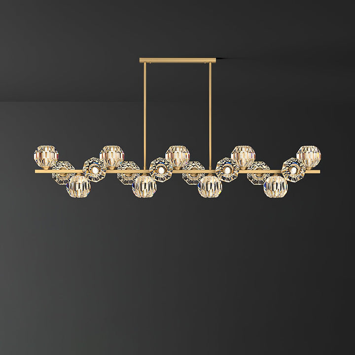 Crystal Glass Ball Chandelier - Vakkerlight