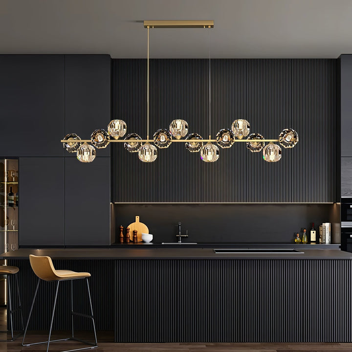 Crystal Glass Ball Chandelier - Vakkerlight