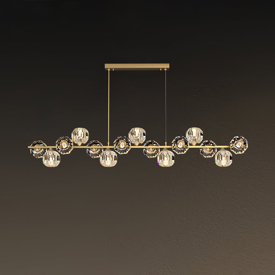 Crystal Glass Ball Chandelier - Vakkerlight