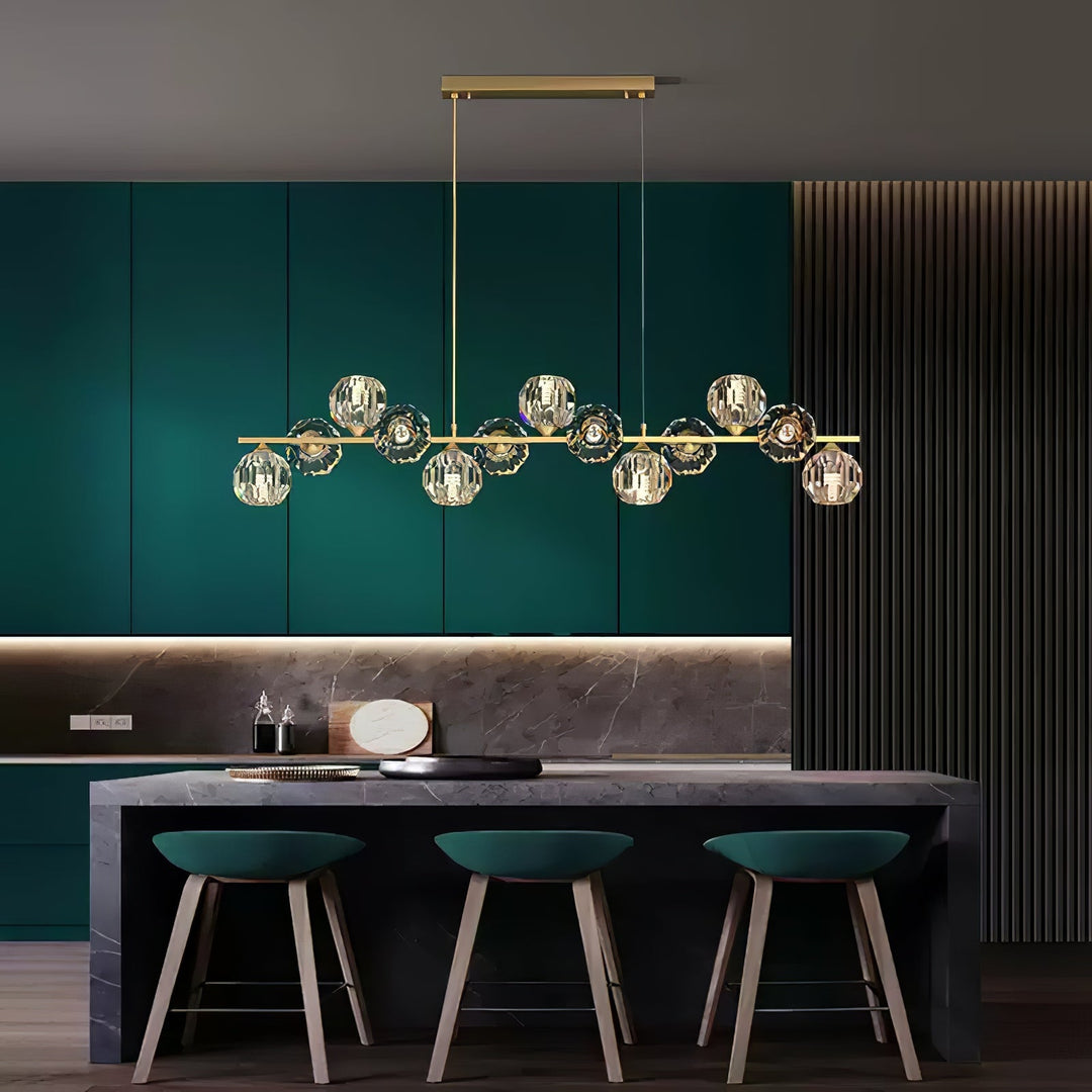 Crystal Glass Ball Chandelier - Vakkerlight