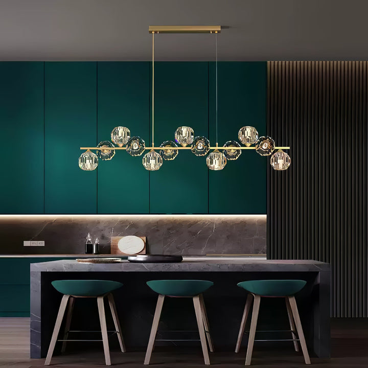 Crystal Glass Ball Chandelier - Vakkerlight