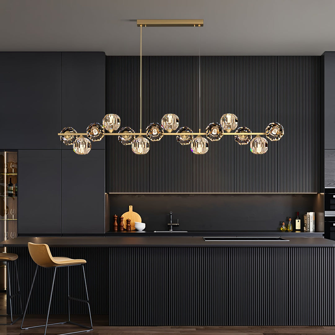 Crystal Glass Ball Chandelier - Vakkerlight
