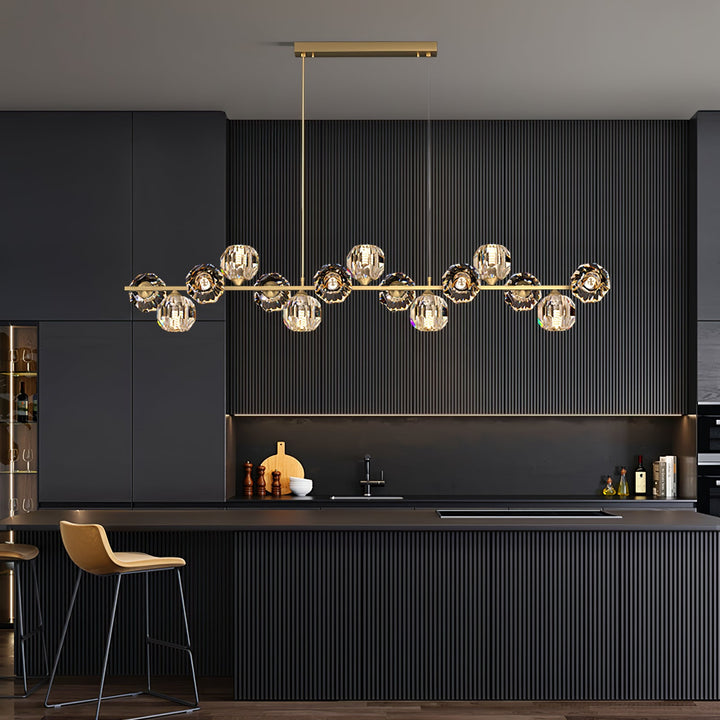 Crystal Glass Ball Chandelier - Vakkerlight