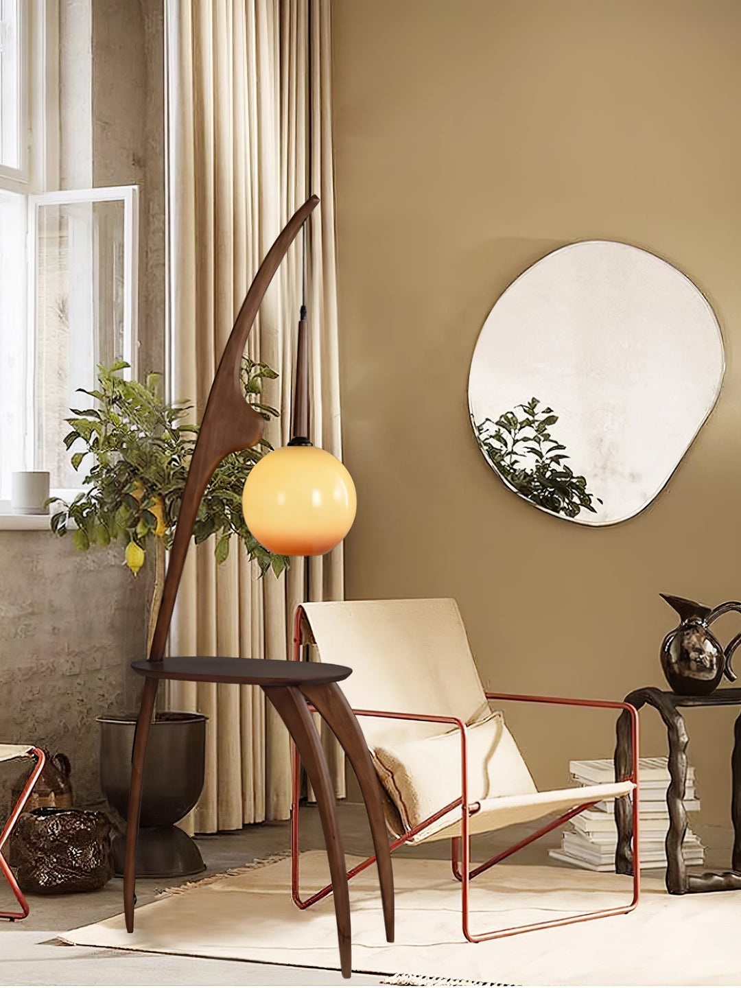 Curved Mantis Arm Floor Lamp - Vakkerlight