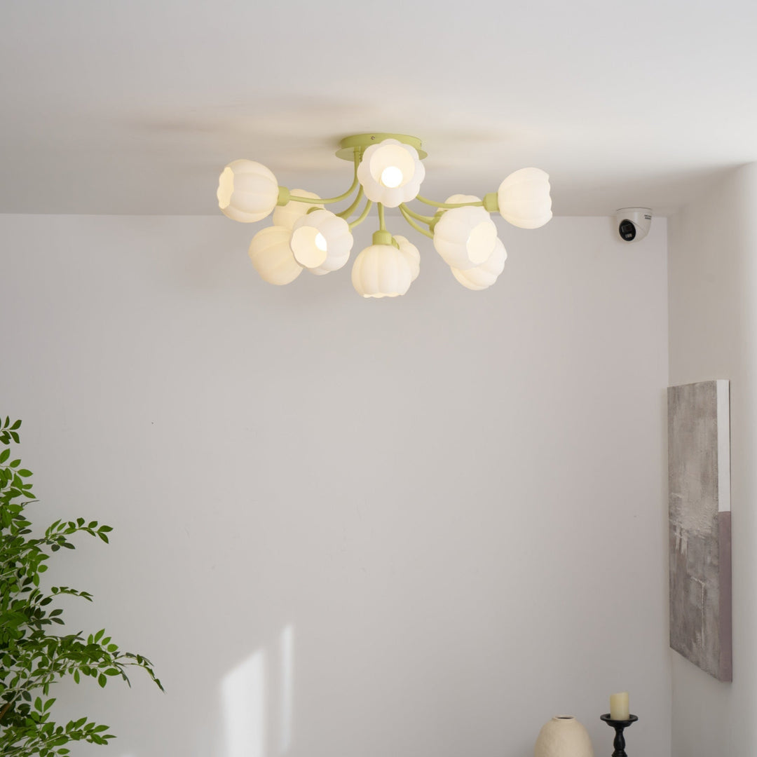 Pumpkin Matcha Ceiling Lamp - Vakkerlight