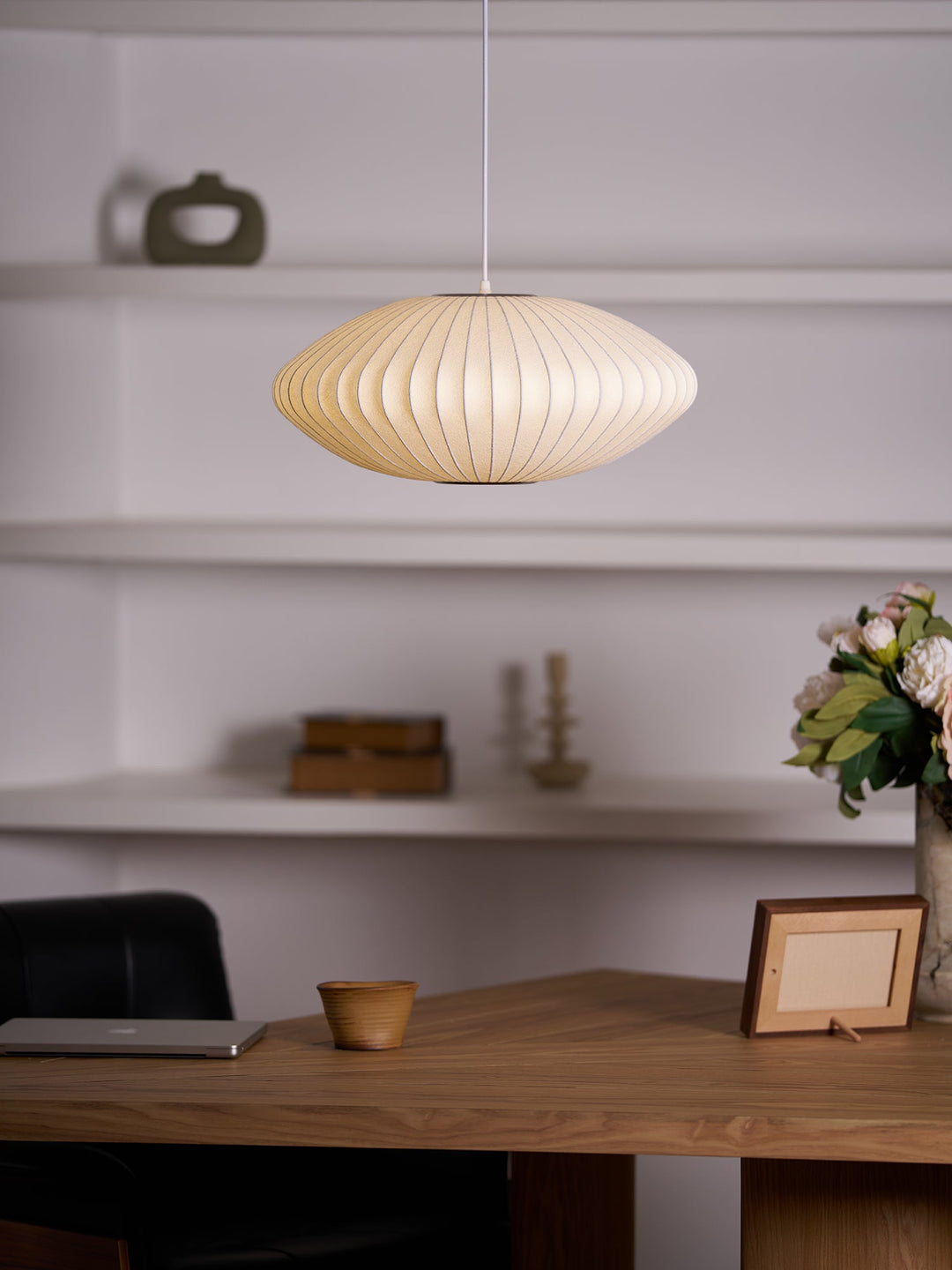 Bubble Mulberry Silk Pendant Lamp - Vakkerlight