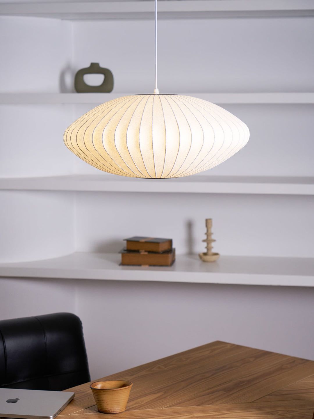 Bubble Mulberry Silk Pendant Lamp - Vakkerlight