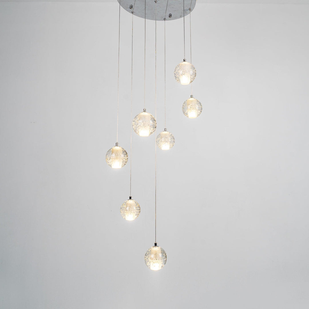 Crystal Bubbles Balls Pendant Lamp - Vakkerlight