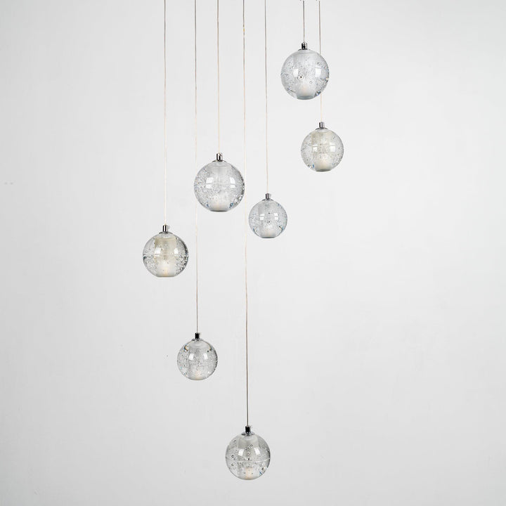 Crystal Bubbles Balls Pendant Lamp - Vakkerlight