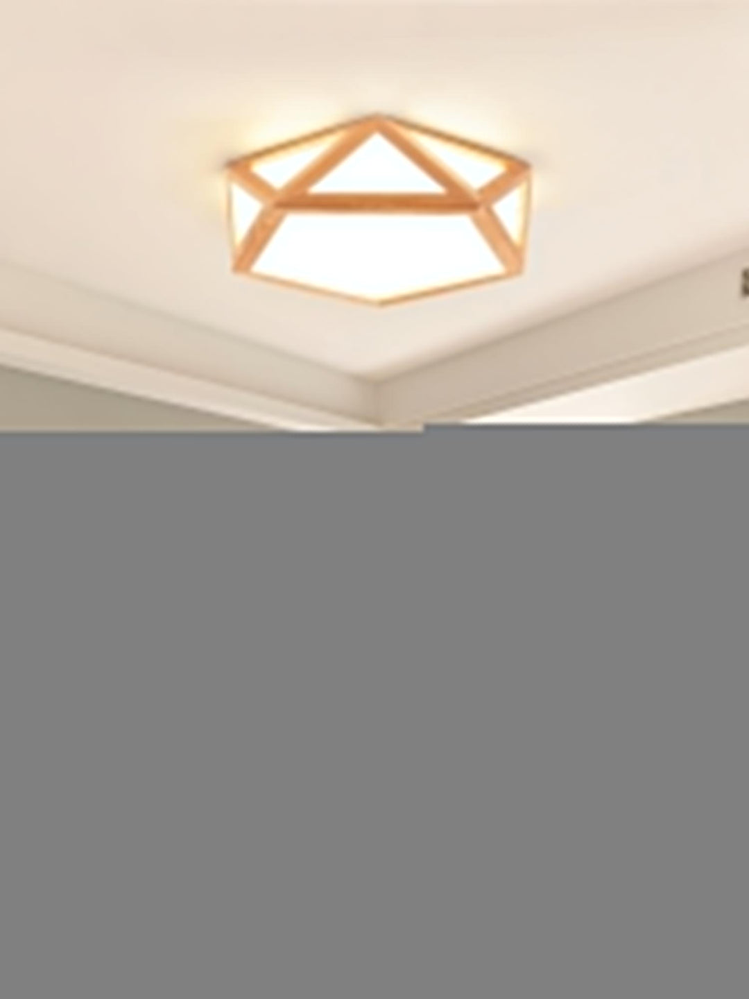 Diamond Wooden Ceiling Lamp - Vakkerlight