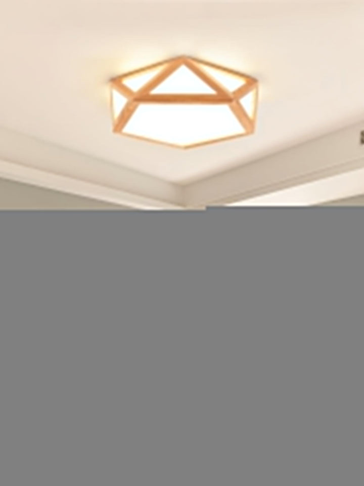 Diamond Wooden Ceiling Lamp - Vakkerlight