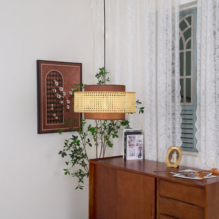 Drum Shade Pendant Light - Vakkerlight