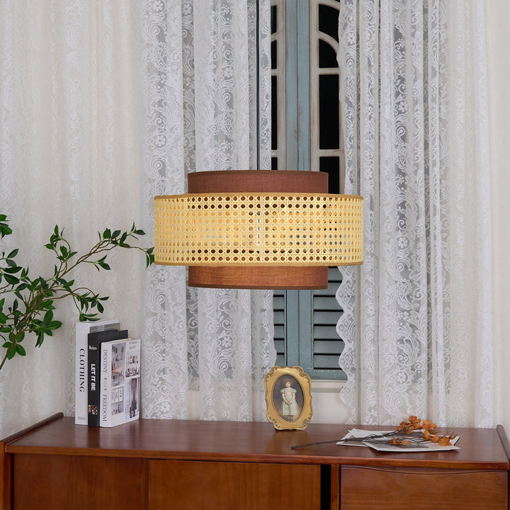 Drum Shade Pendant Light - Vakkerlight