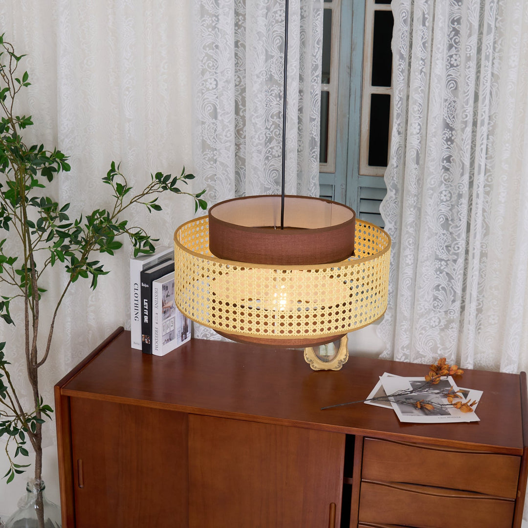Drum Shade Pendant Light - Vakkerlight
