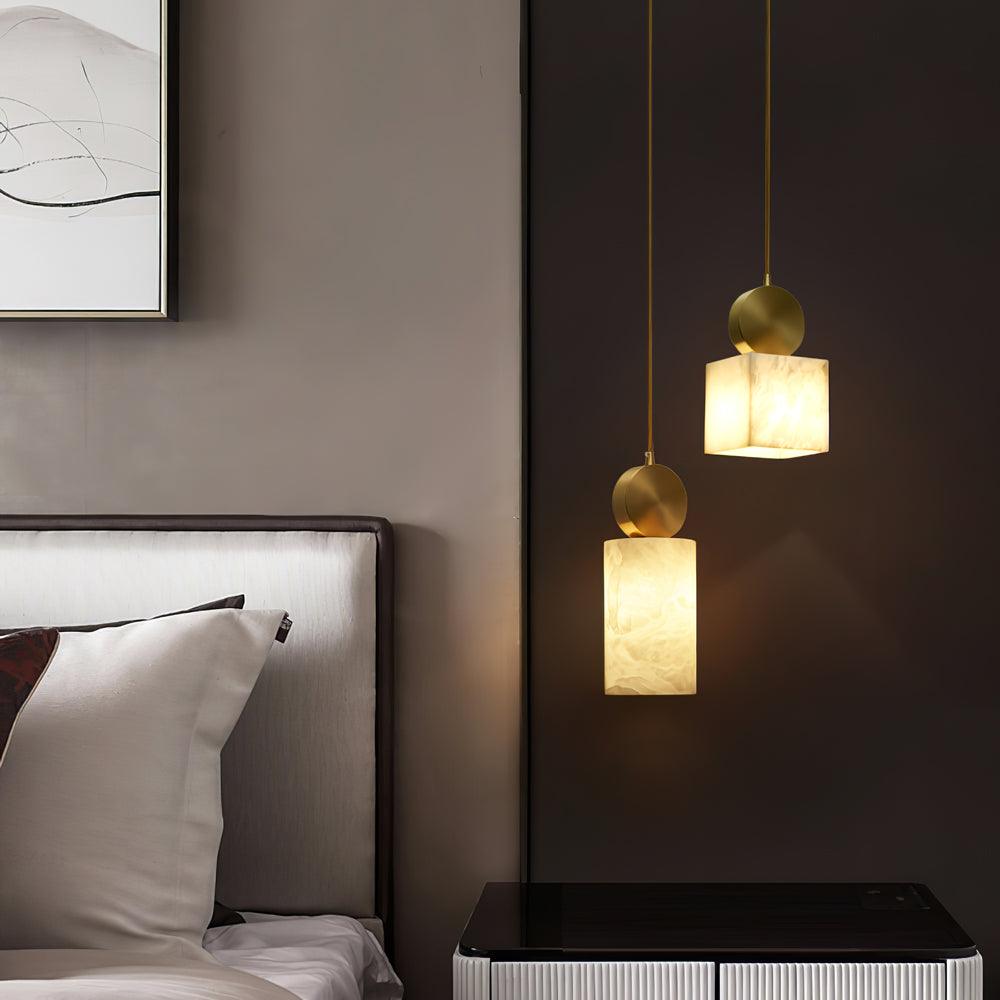 Etruscan Aabaster Pendant Light - Vakkerlight