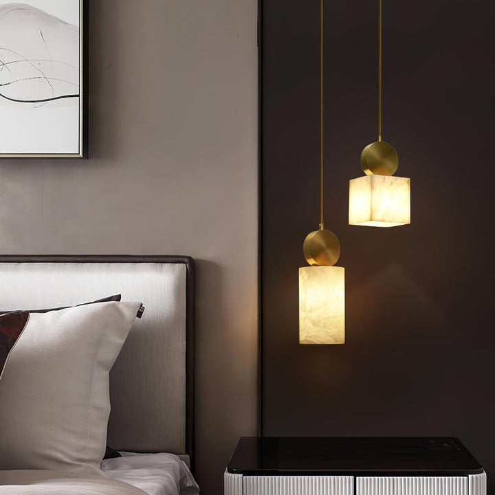 Etruscan Aabaster Pendant Light - Vakkerlight
