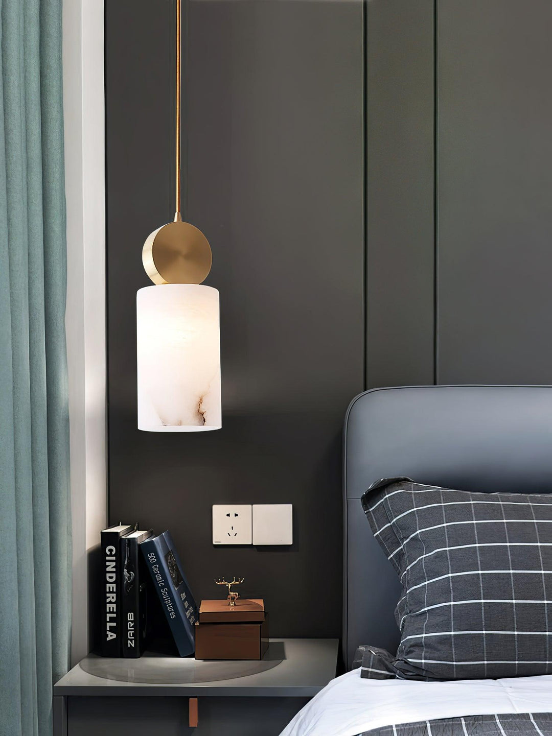 Etruscan Aabaster Pendant Light - Vakkerlight