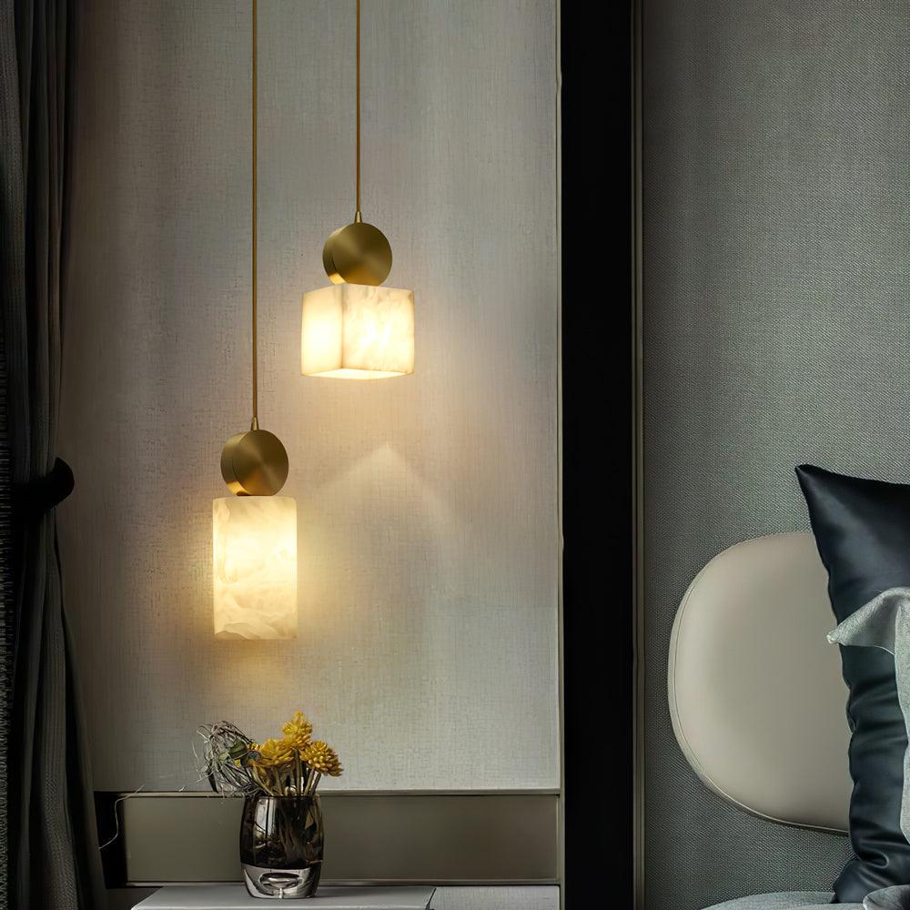 Etruscan Aabaster Pendant Light - Vakkerlight