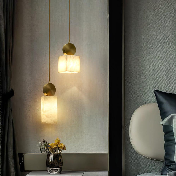 Etruscan Aabaster Pendant Light - Vakkerlight