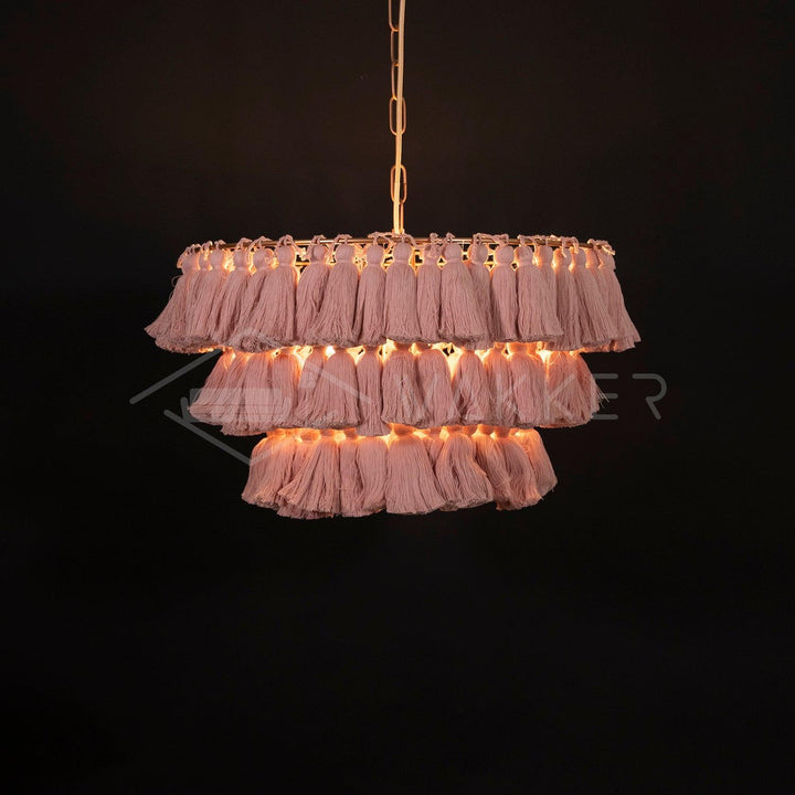Fela Tassel Chandelier - Vakkerlight
