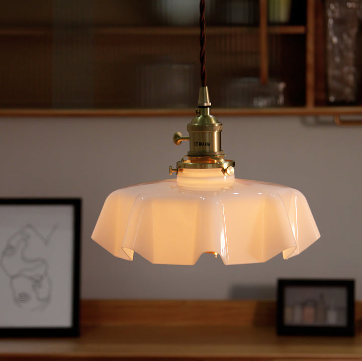 French Flower Pendant Swag Light