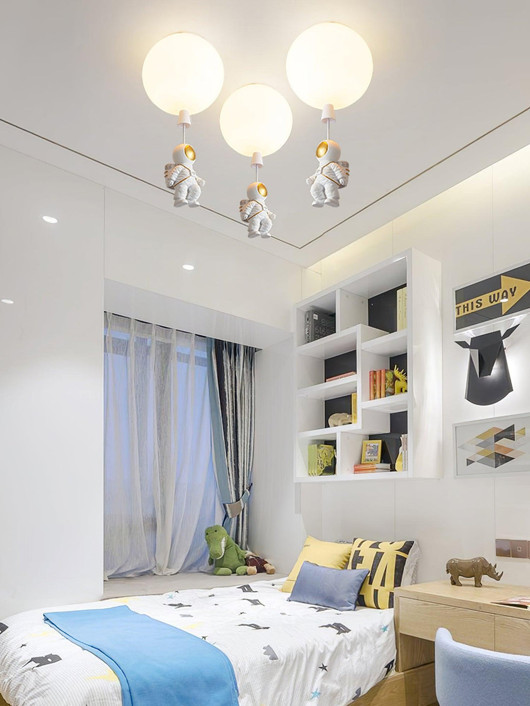 Frosted Balloon Ceiling Light - Vakkerlight