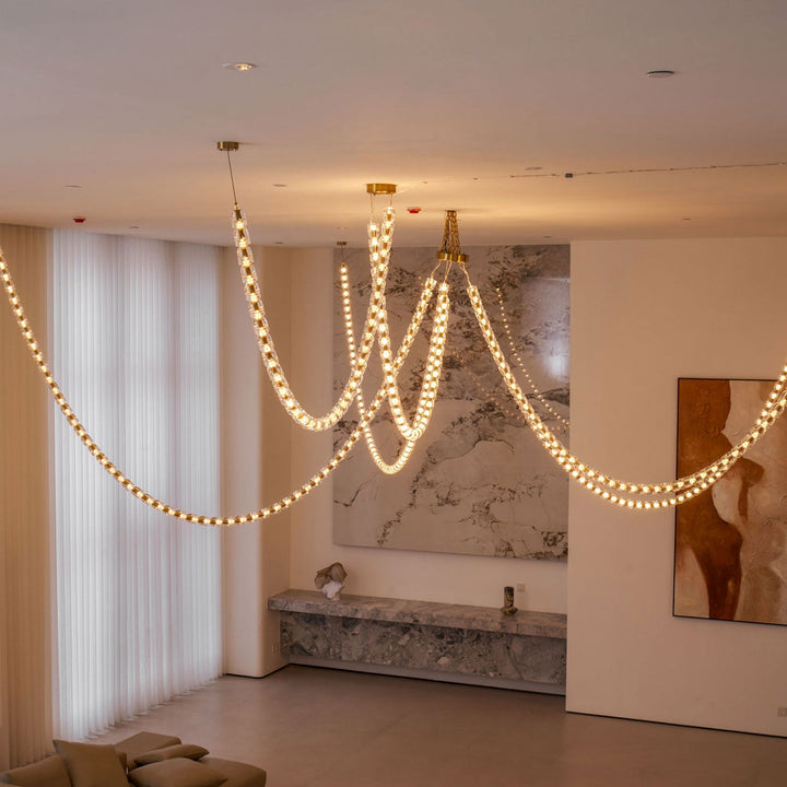Gabriel Gold Chandelier - Vakkerlight