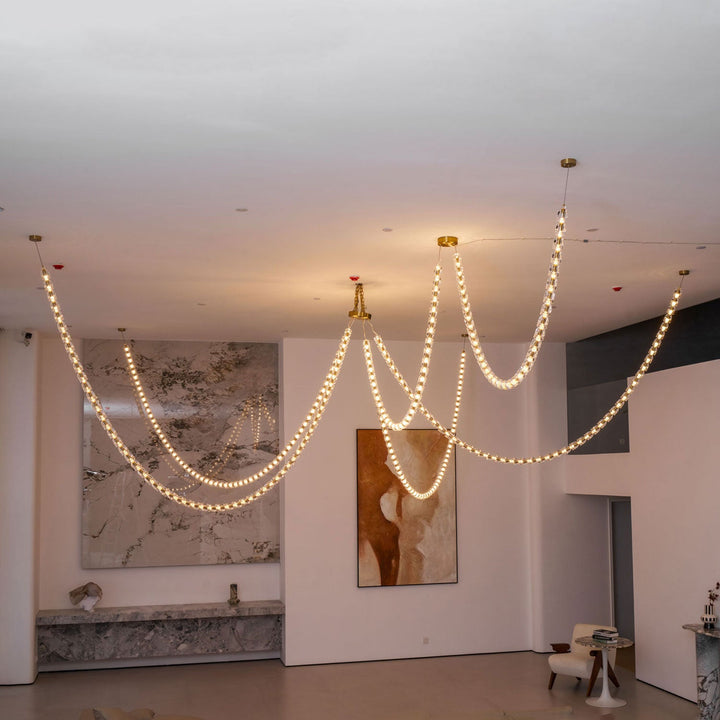 Gabriel Gold Chandelier - Vakkerlight