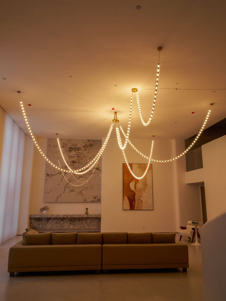 Gabriel Gold Chandelier - Vakkerlight