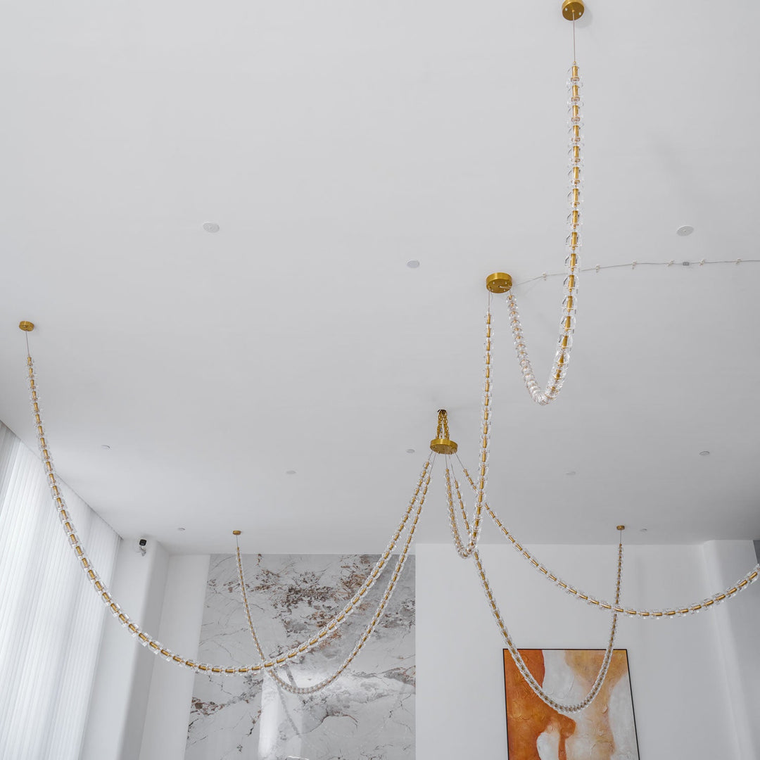 Gabriel Gold Chandelier - Vakkerlight