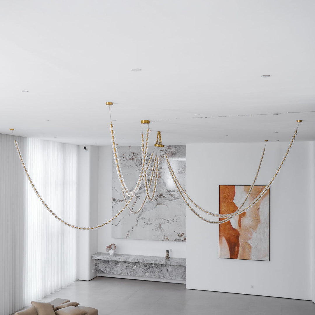 Gabriel Gold Chandelier - Vakkerlight