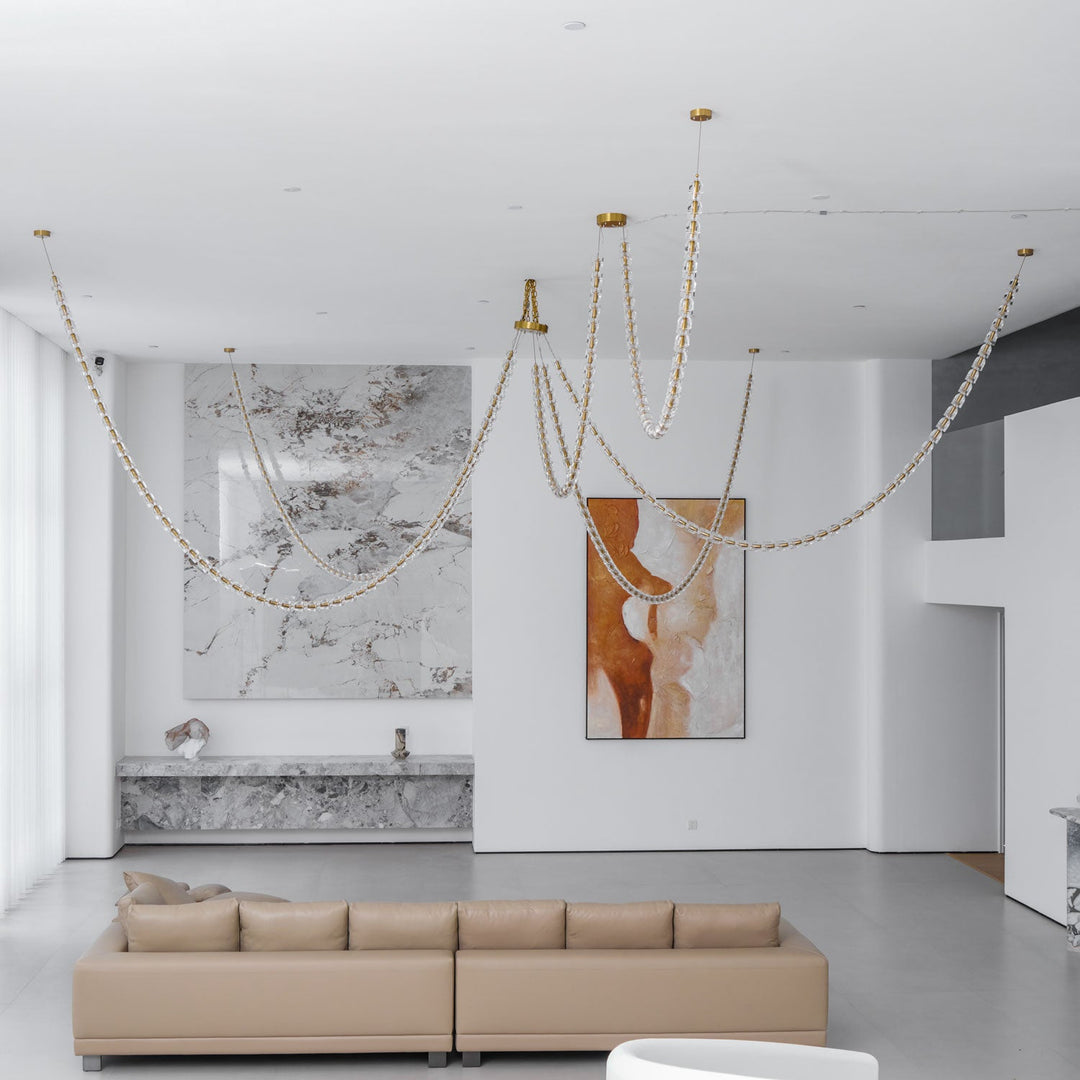 Gabriel Gold Chandelier - Vakkerlight