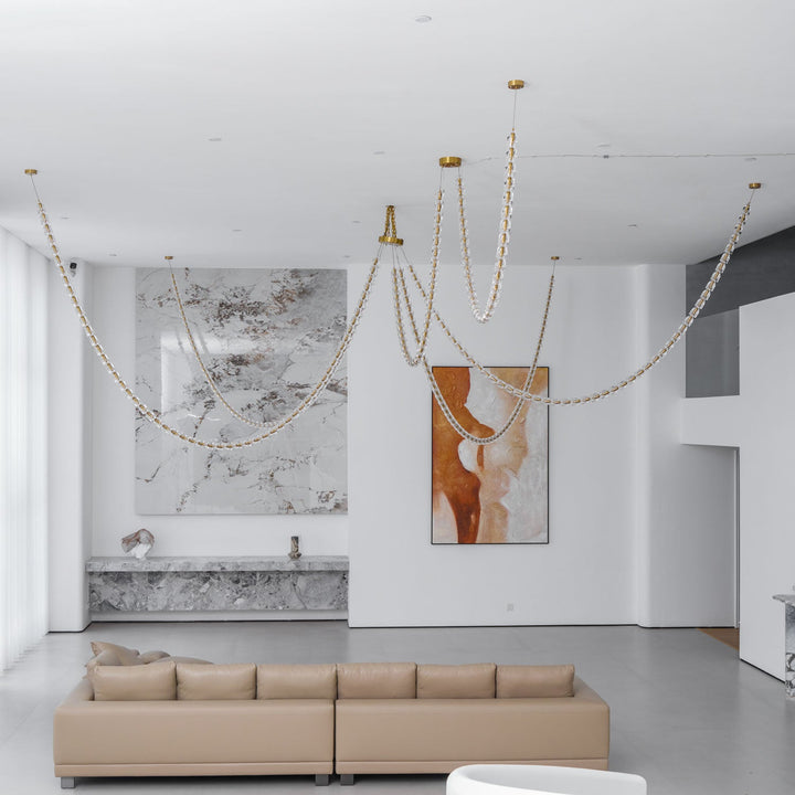 Gabriel Gold Chandelier - Vakkerlight