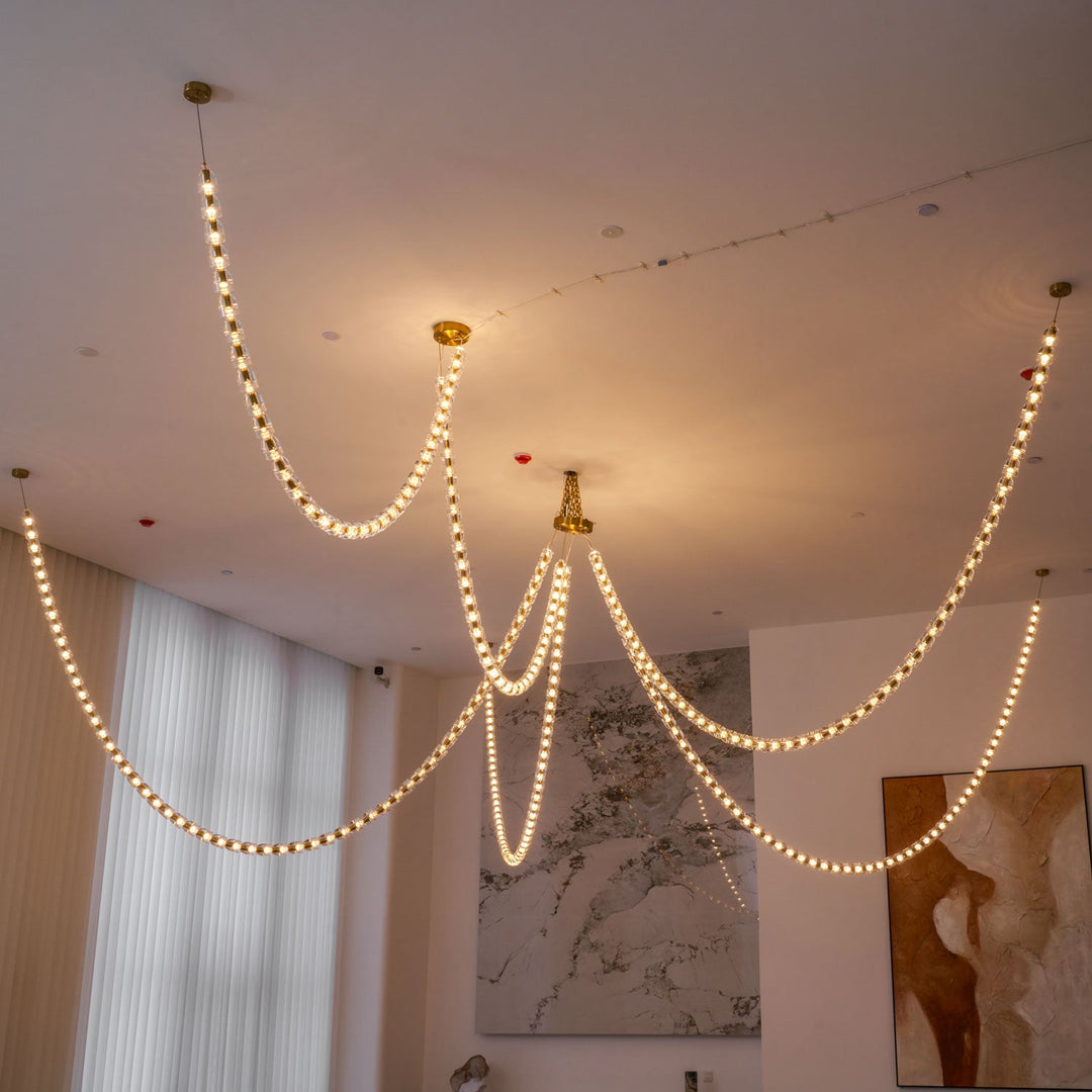Gabriel Gold Chandelier - Vakkerlight