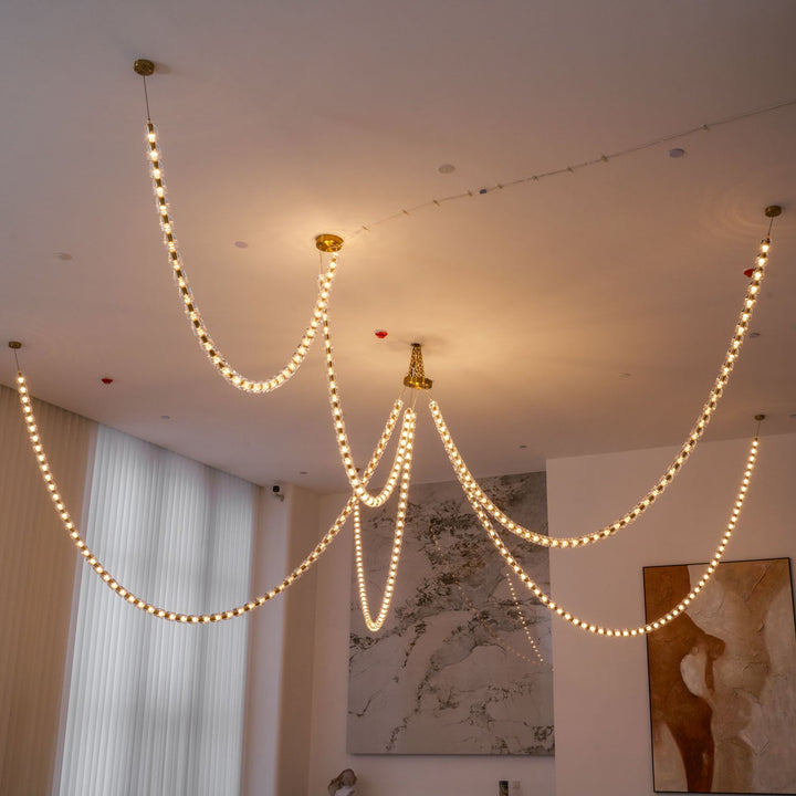 Gabriel Gold Chandelier - Vakkerlight