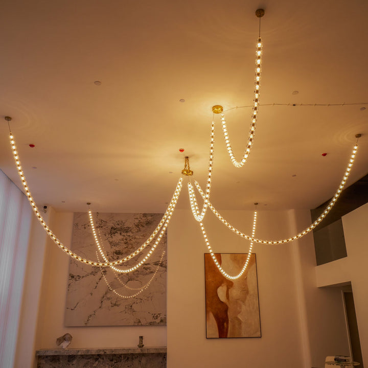 Gabriel Gold Chandelier - Vakkerlight