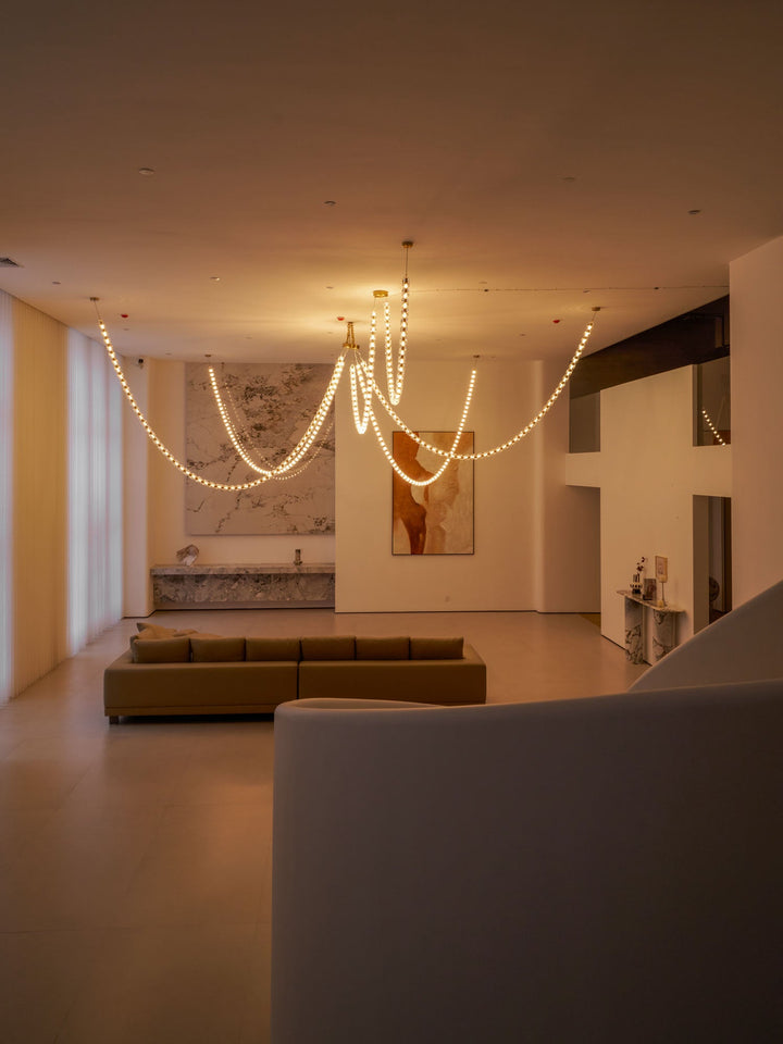 Gabriel Gold Chandelier - Vakkerlight