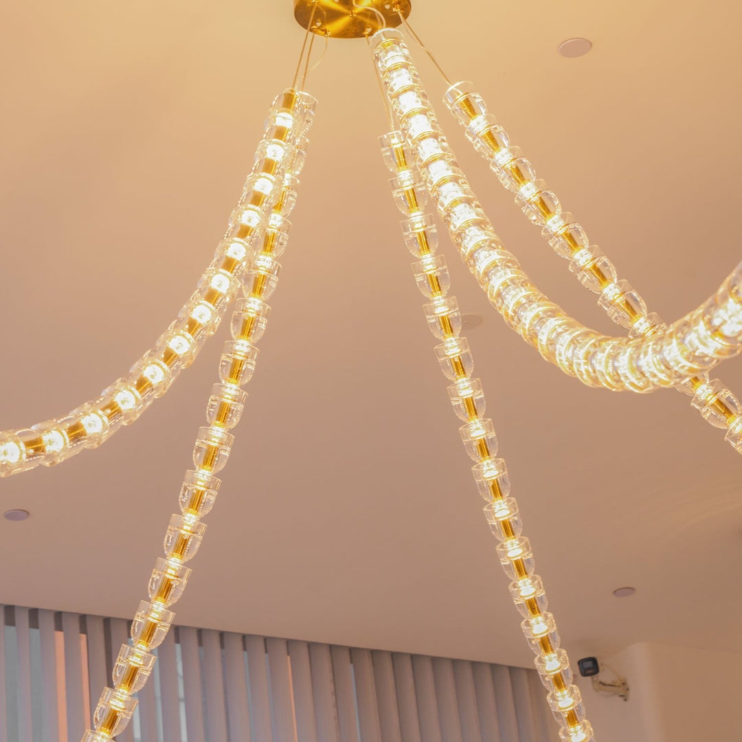 Gabriel Gold Chandelier - Vakkerlight