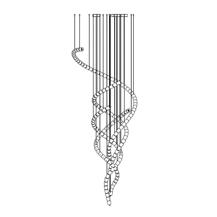 Gabriel Gold Chandelier - Vakkerlight