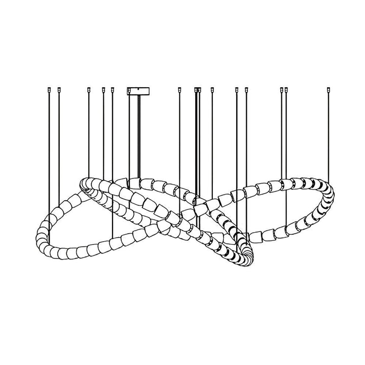 Gabriel Gold Chandelier - Vakkerlight